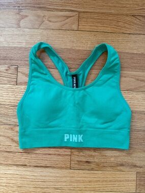 PINK Victoria's Secret Seamless Racerback Sports Bra